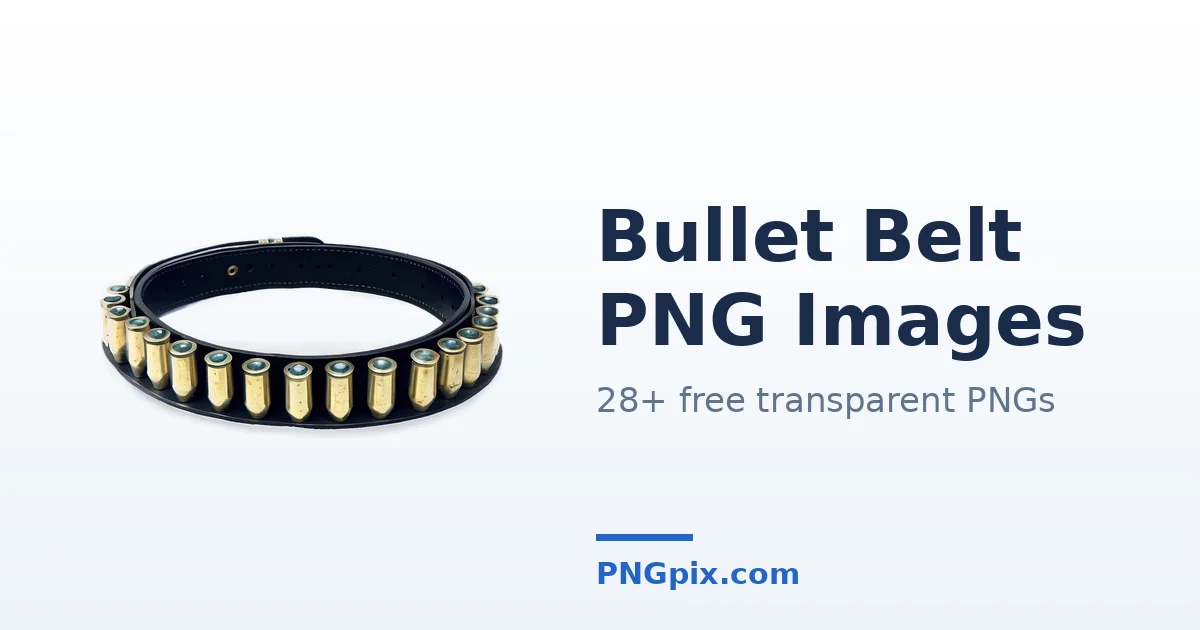 Bullet Belt PNG images