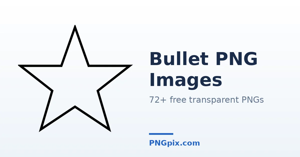 Bullet PNG images