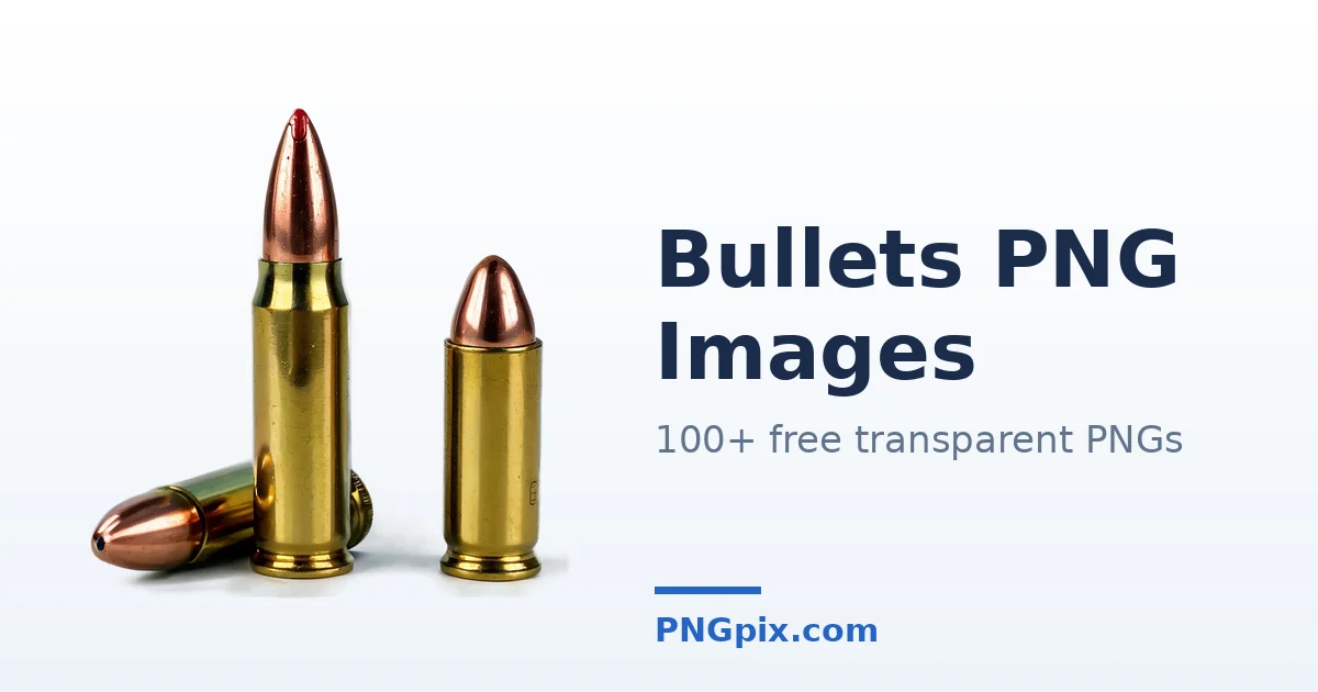 Bullets PNG images