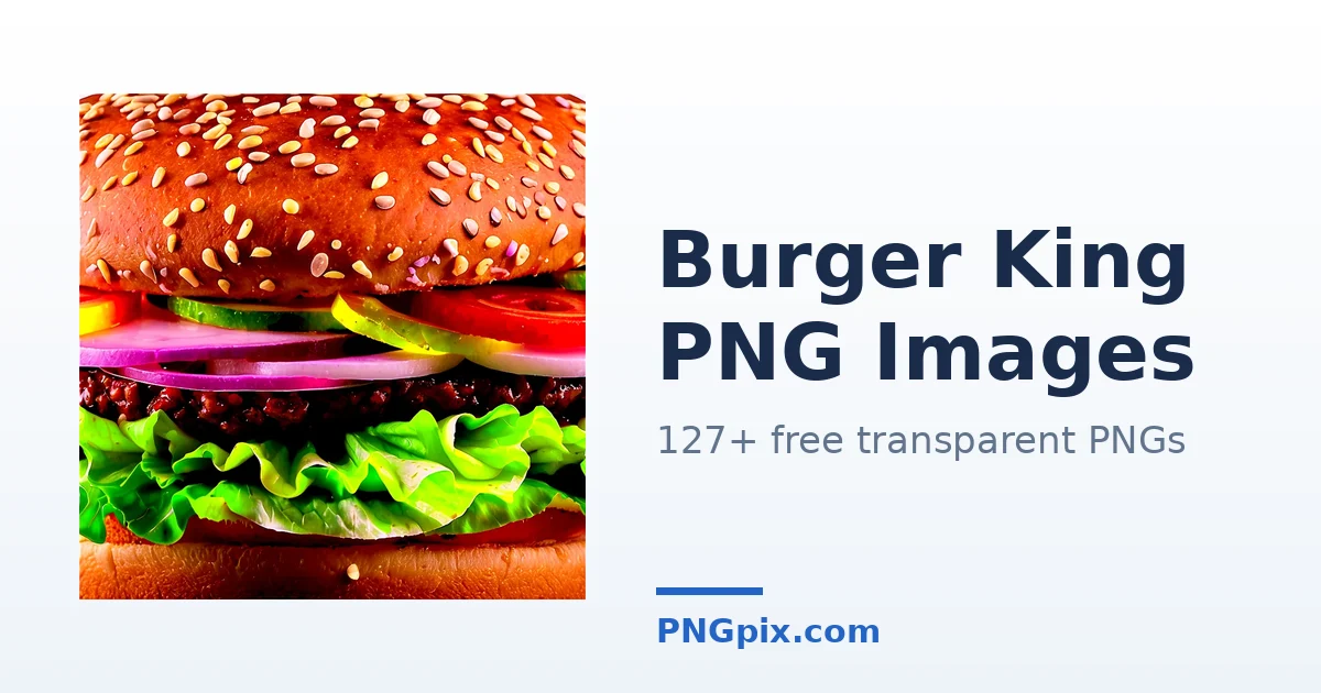 Burger King PNG images