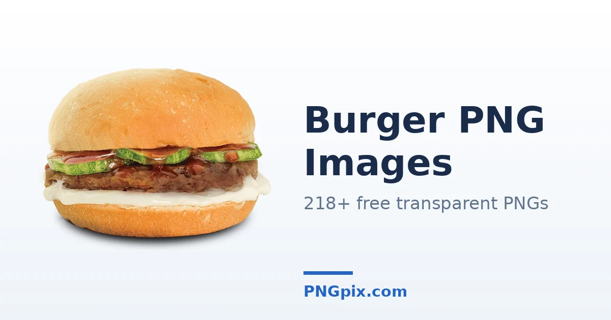 Burger PNG images