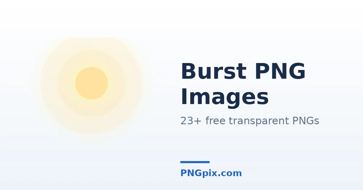 Burst PNG images