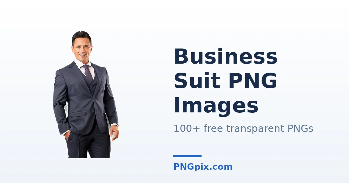 Business Suit PNG images