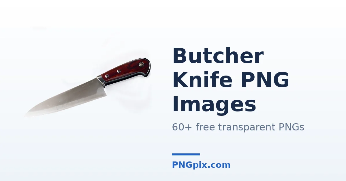 Butcher Knife PNG images
