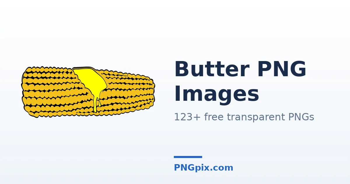 Butter PNG images