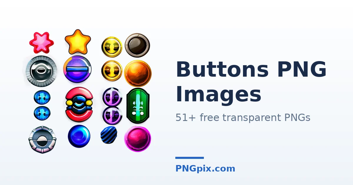 Buttons PNG images