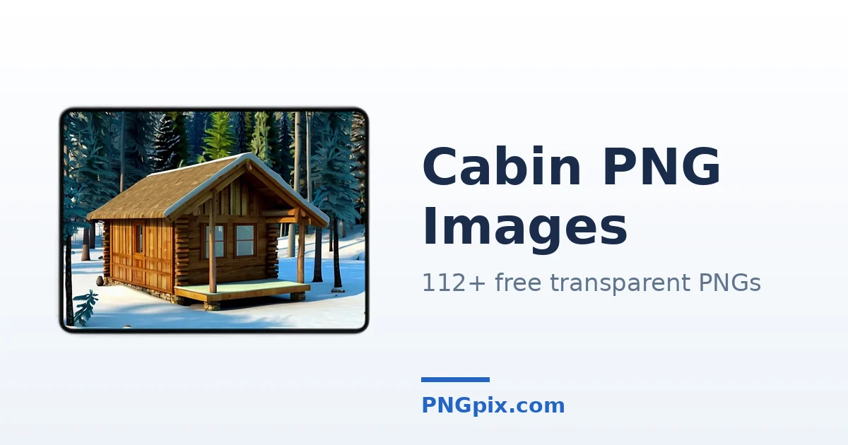 Cabin PNG images
