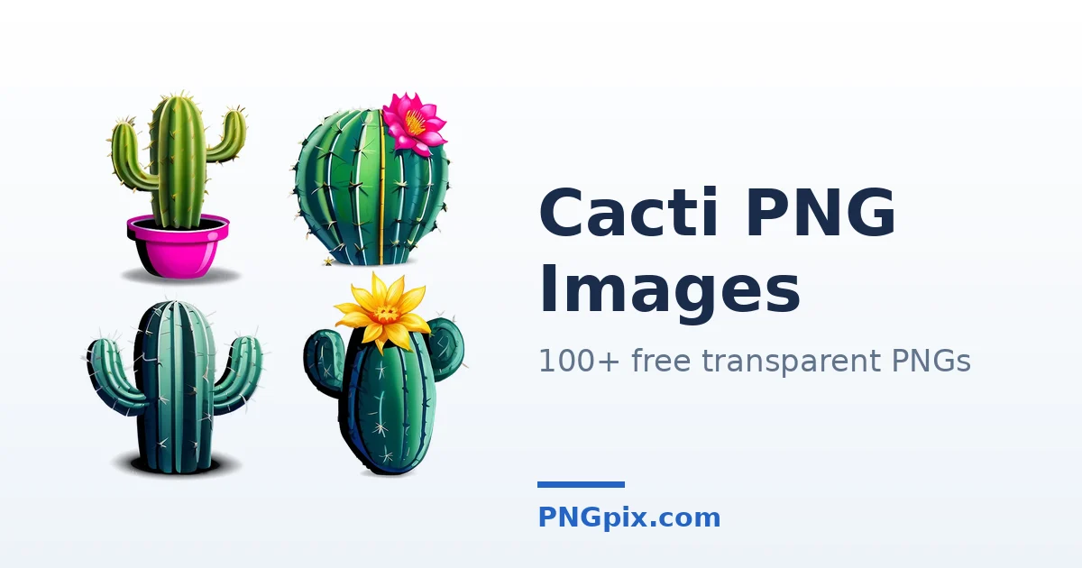 Cacti PNG images