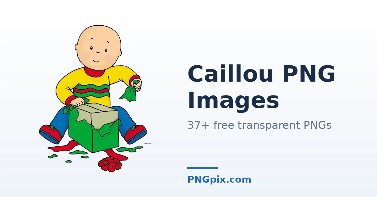 Caillou PNG images