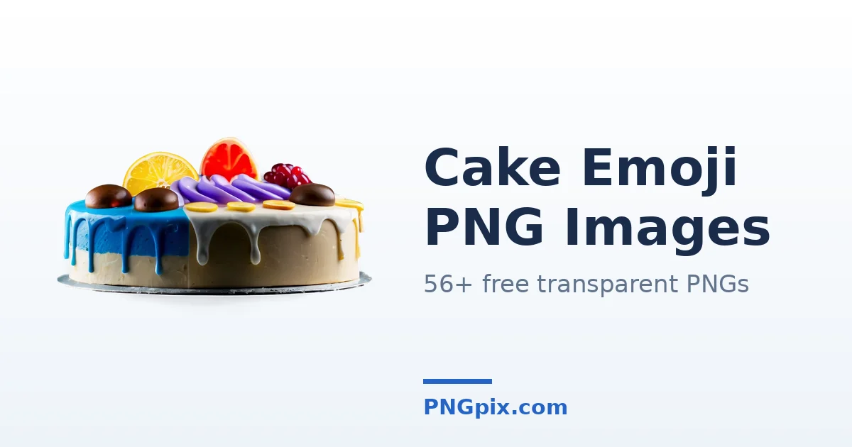 Cake Emoji PNG images