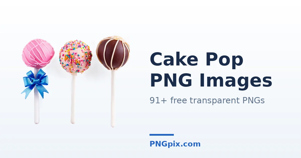 Cake Pop PNG images