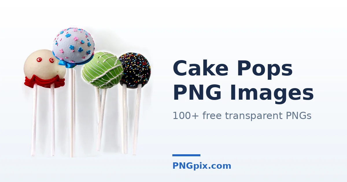 Cake Pops PNG images