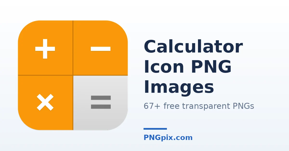 Calculator Icon PNG images