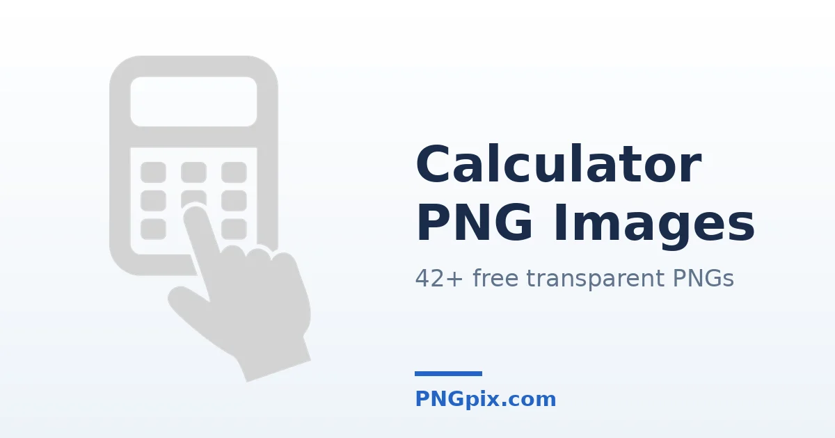 Calculator PNG images