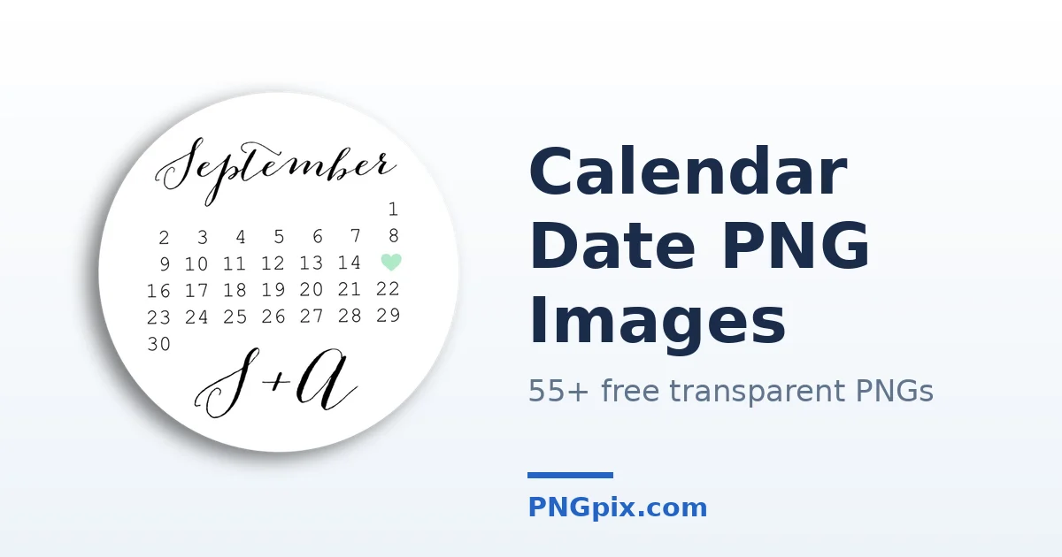 Calendar Date PNG images