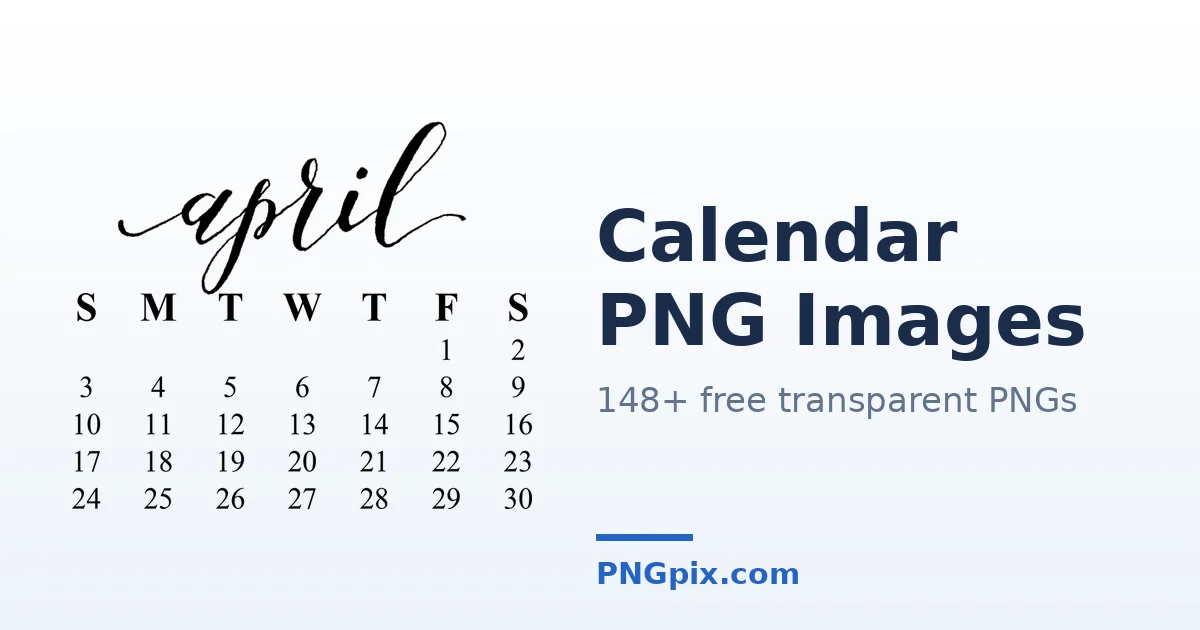 Calendar PNG images