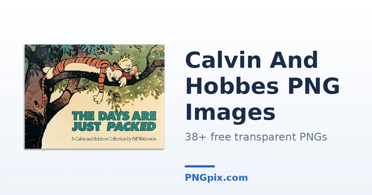 Calvin And Hobbes PNG images