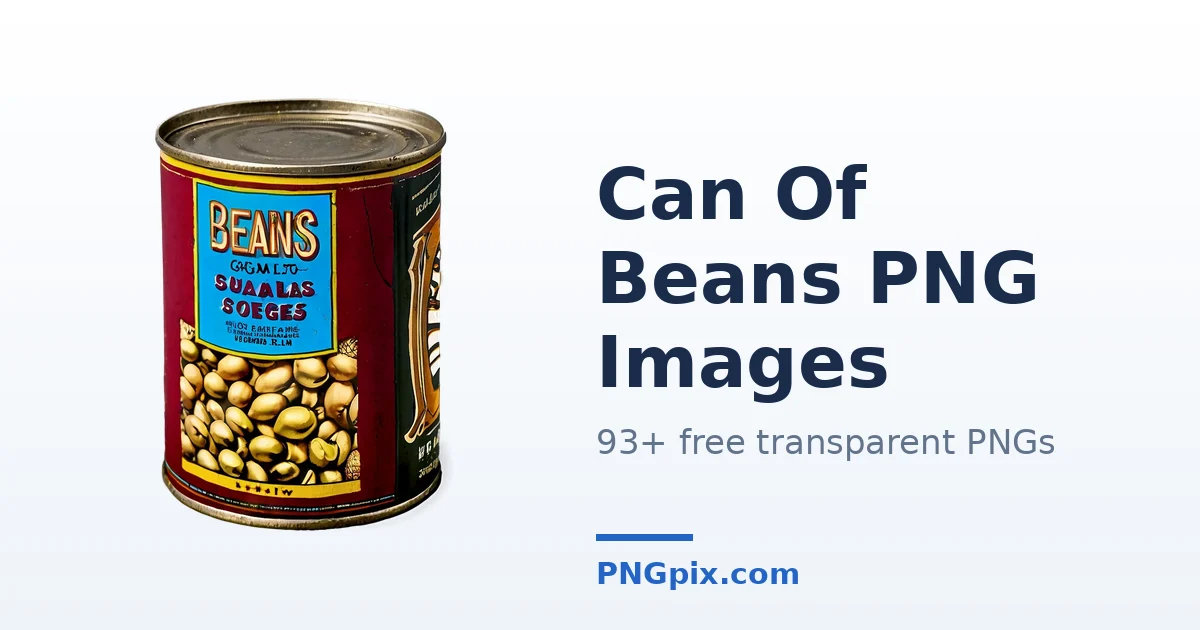 Can Of Beans PNG images