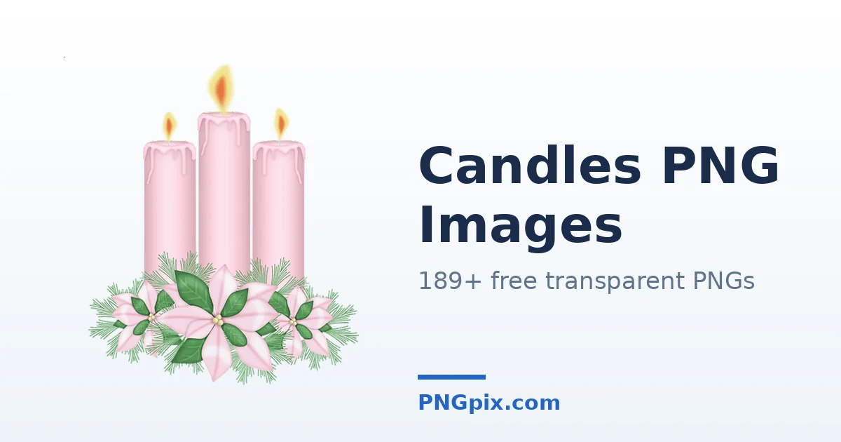 Candles PNG images
