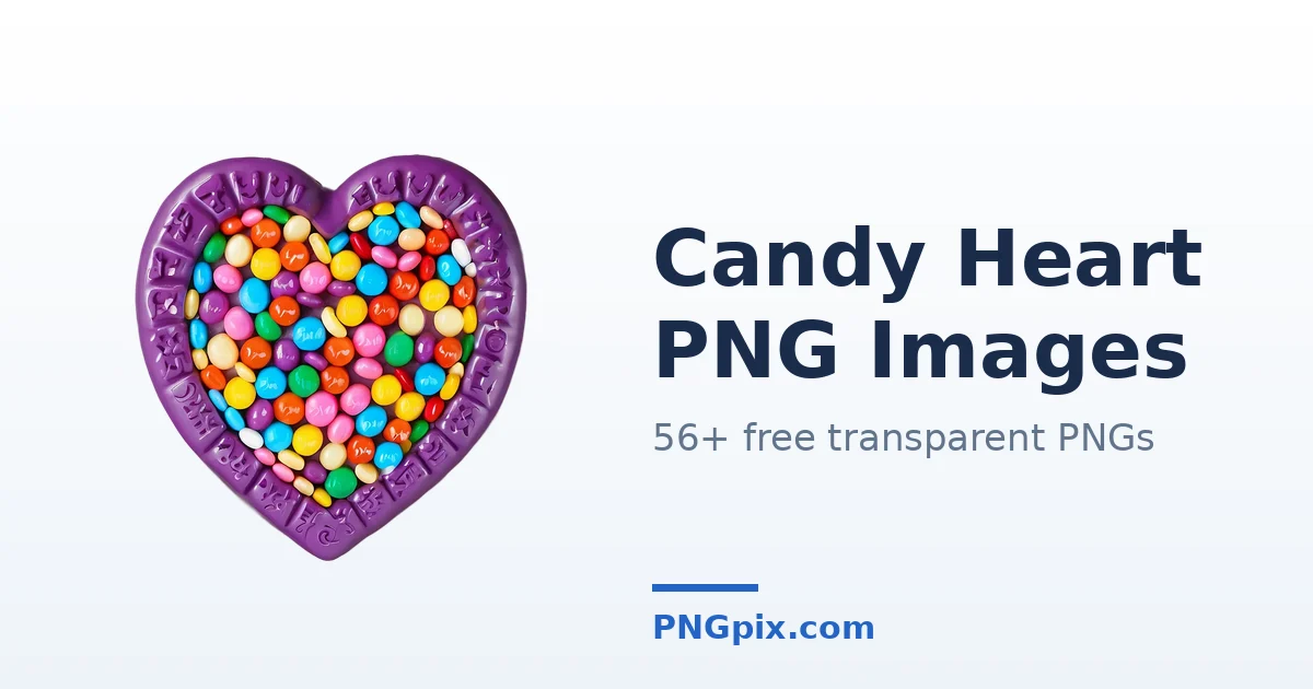 Candy Heart PNG images