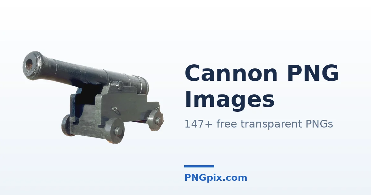 Cannon PNG images
