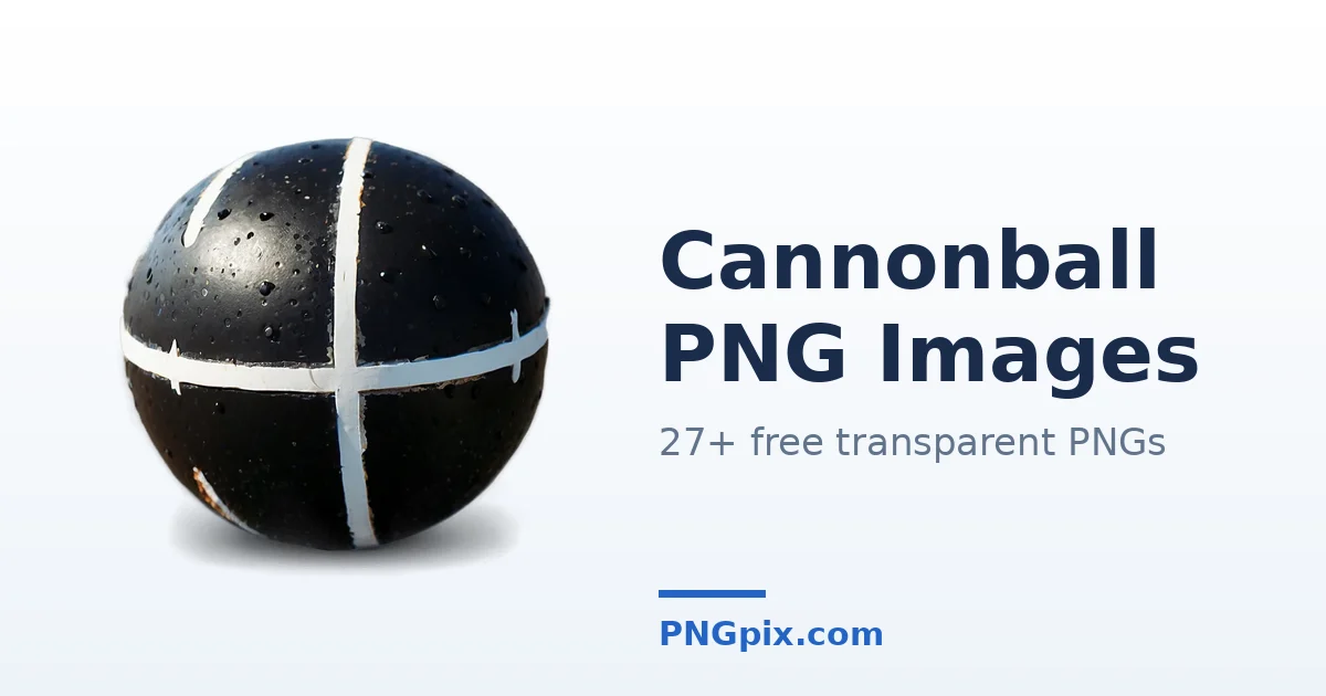 Cannonball PNG images