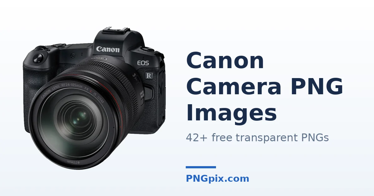 Canon Camera PNG images