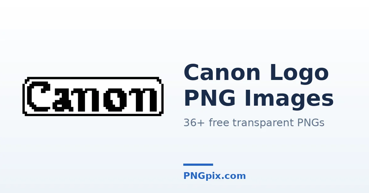 Canon Logo PNG images