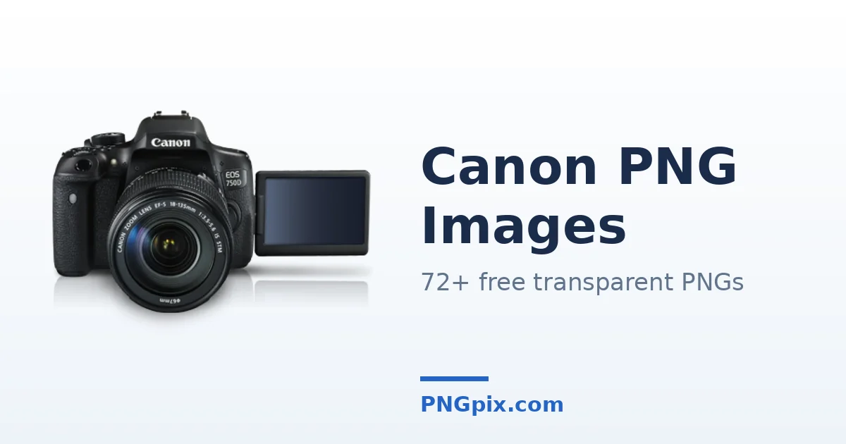 Canon PNG images