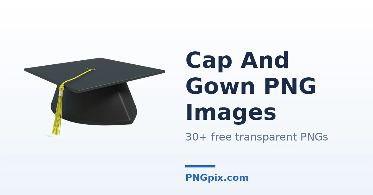 Cap And Gown PNG images