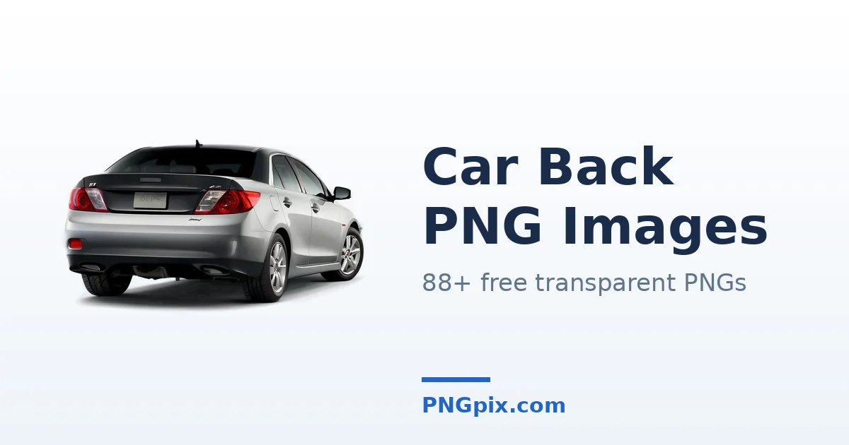 Car Back PNG images