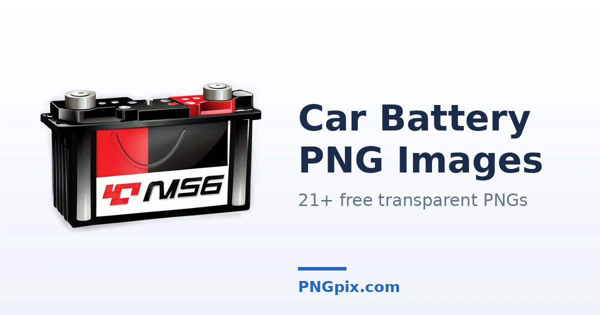 Car Battery PNG images