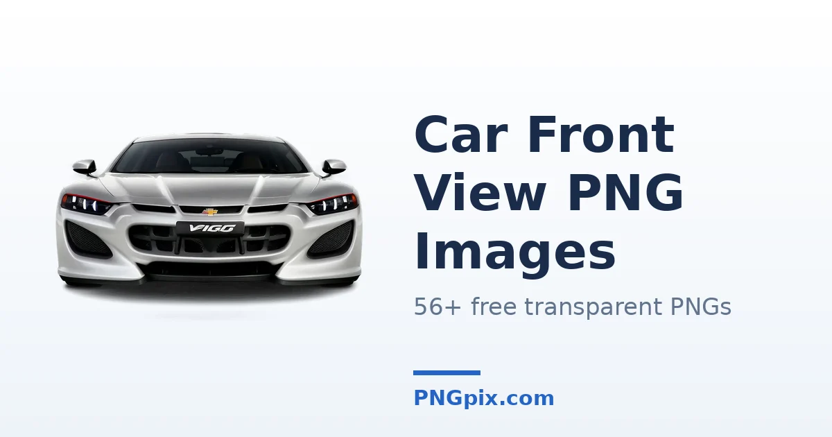 Car Front View PNG images