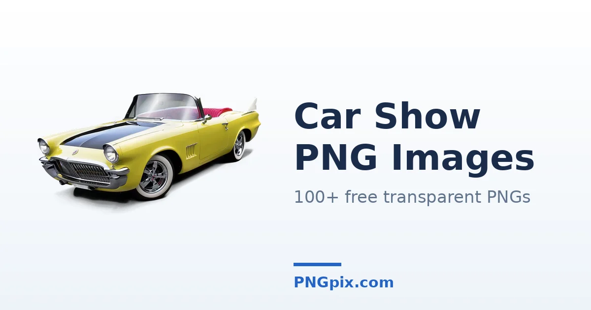 Car Show PNG images