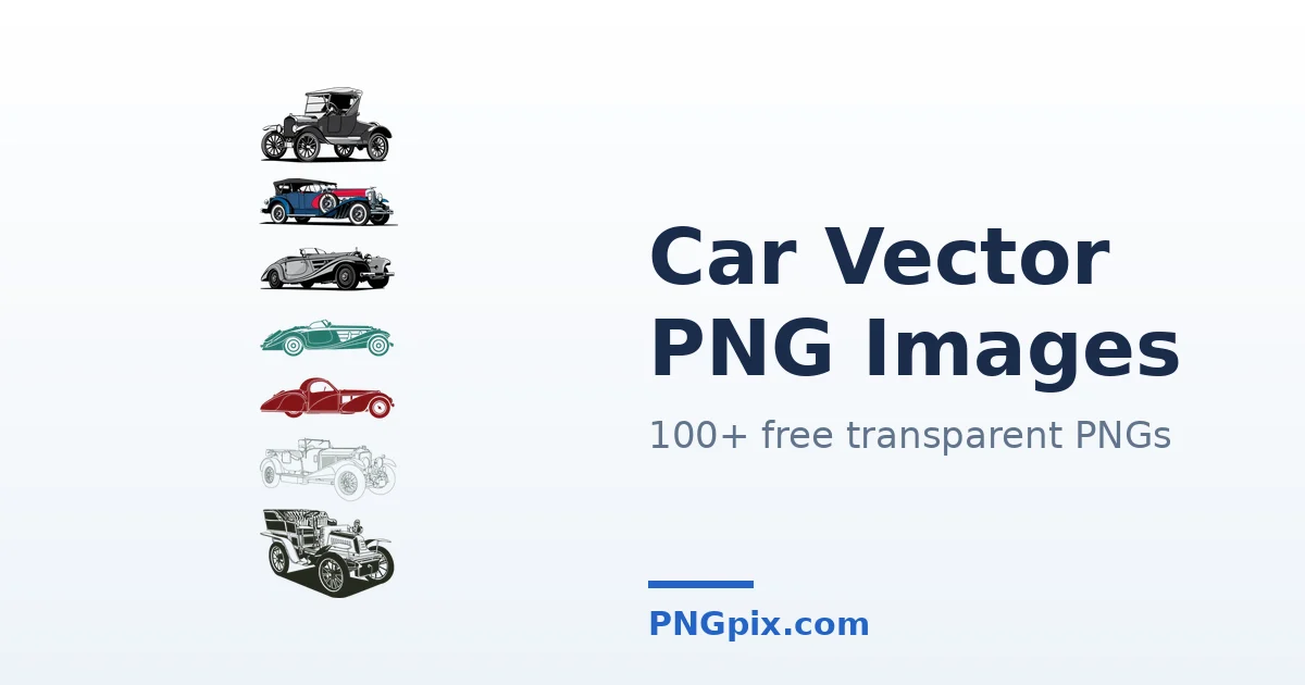 Car Vector PNG images