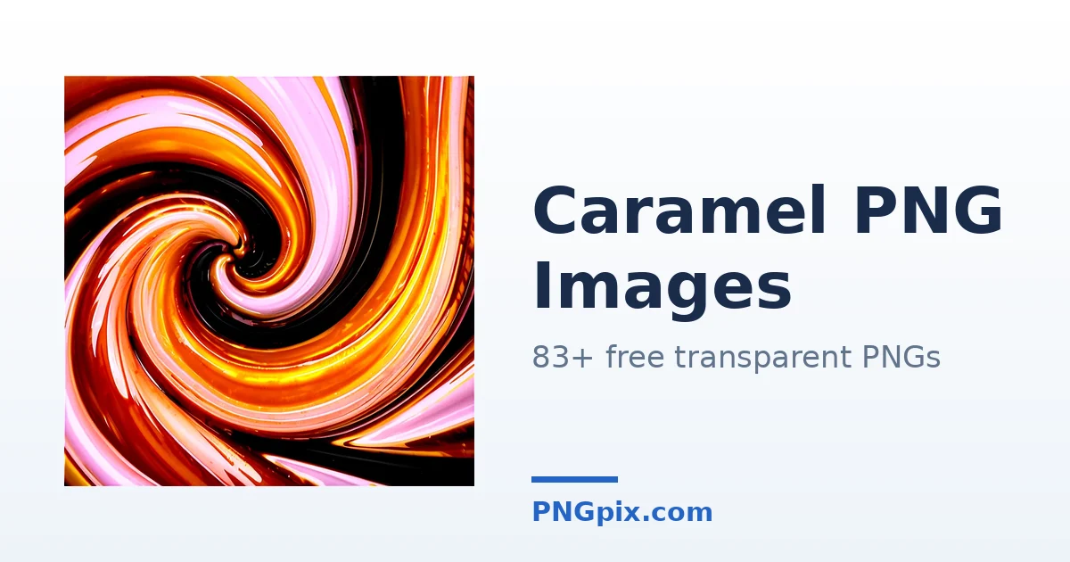 Caramel PNG images