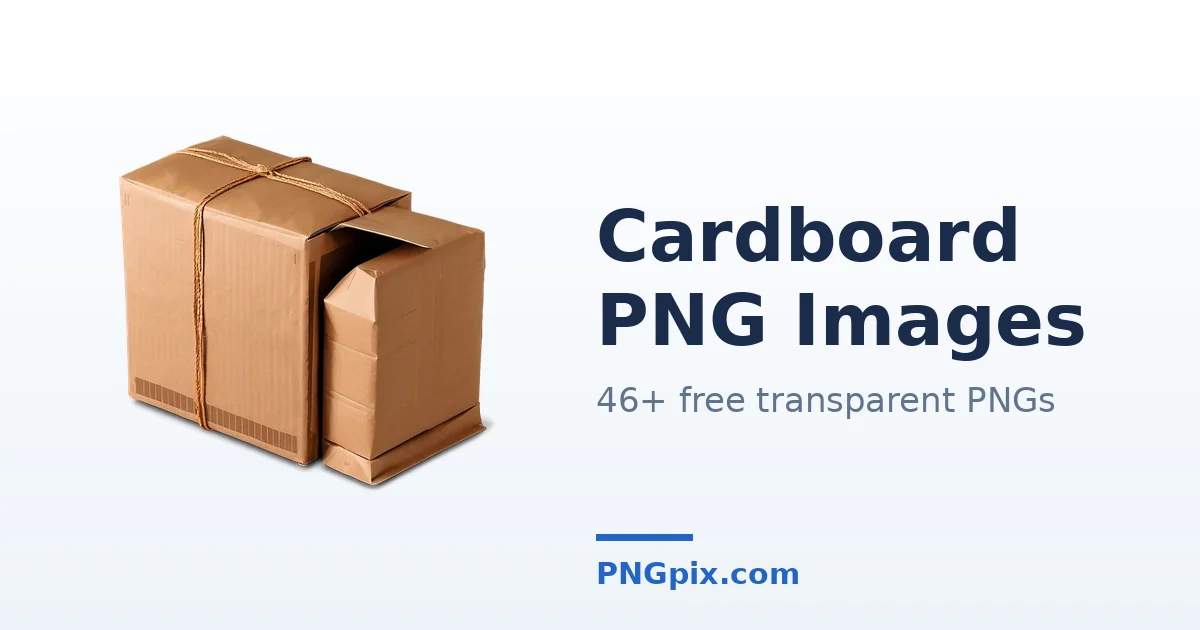 Cardboard PNG images