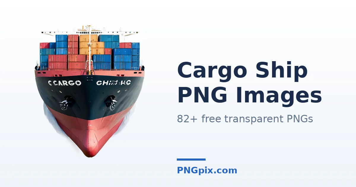Cargo Ship PNG images
