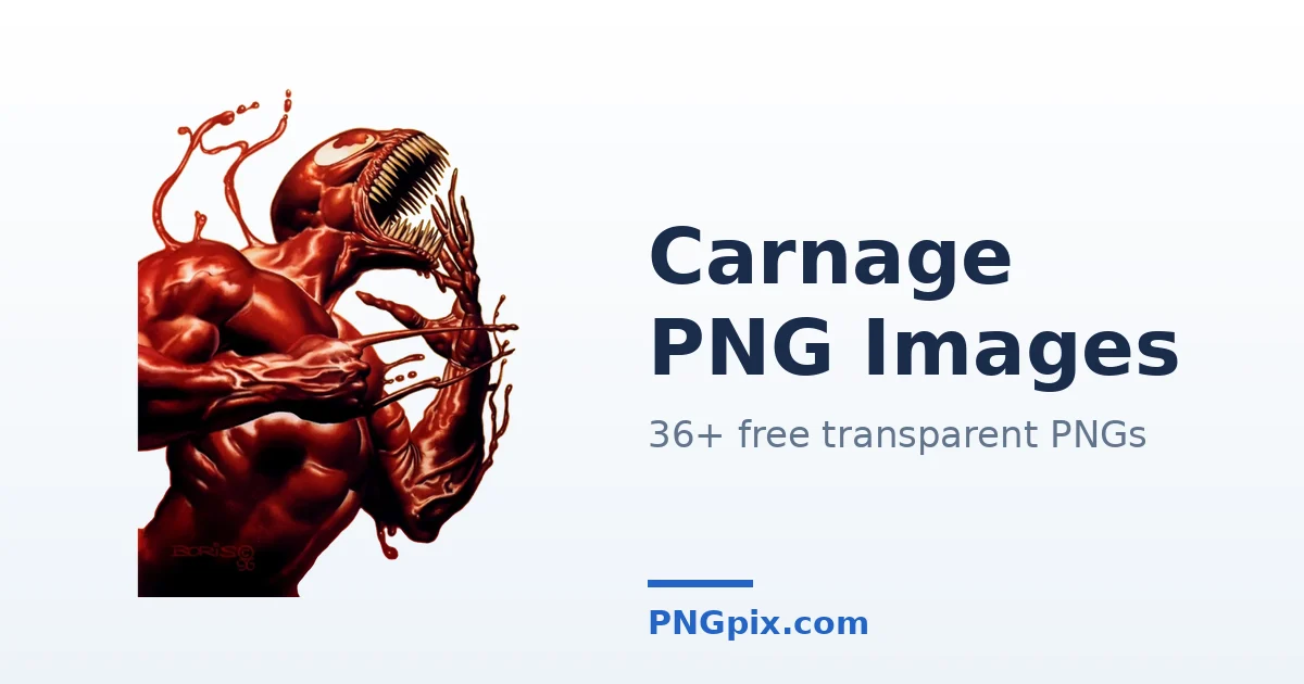Carnage PNG images