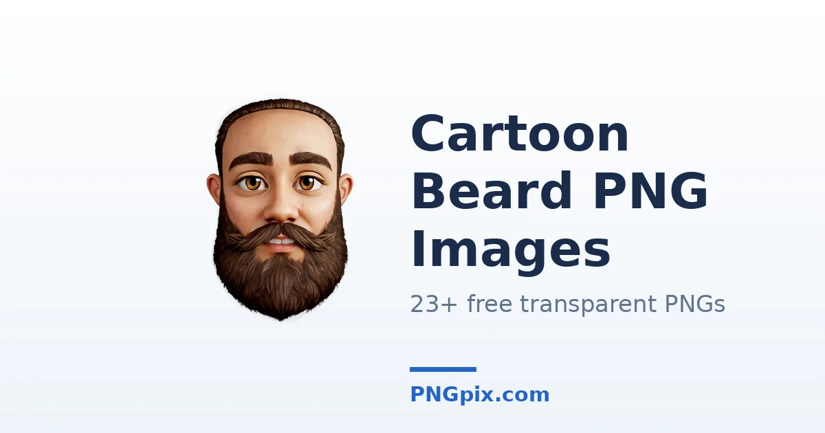 Cartoon Beard PNG images