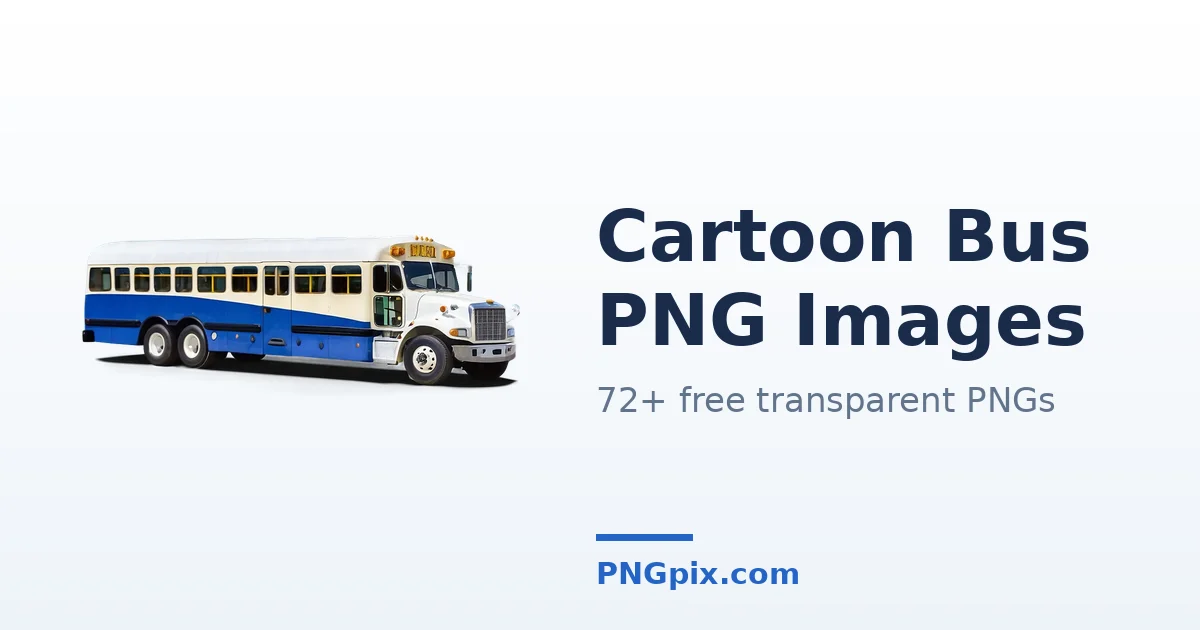 Cartoon Bus PNG images