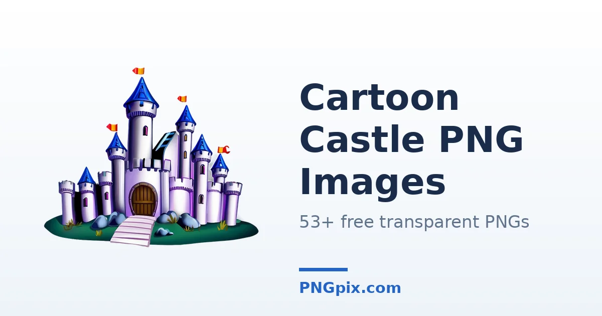 Cartoon Castle PNG images