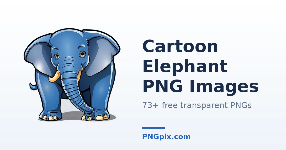 Cartoon Elephant PNG images