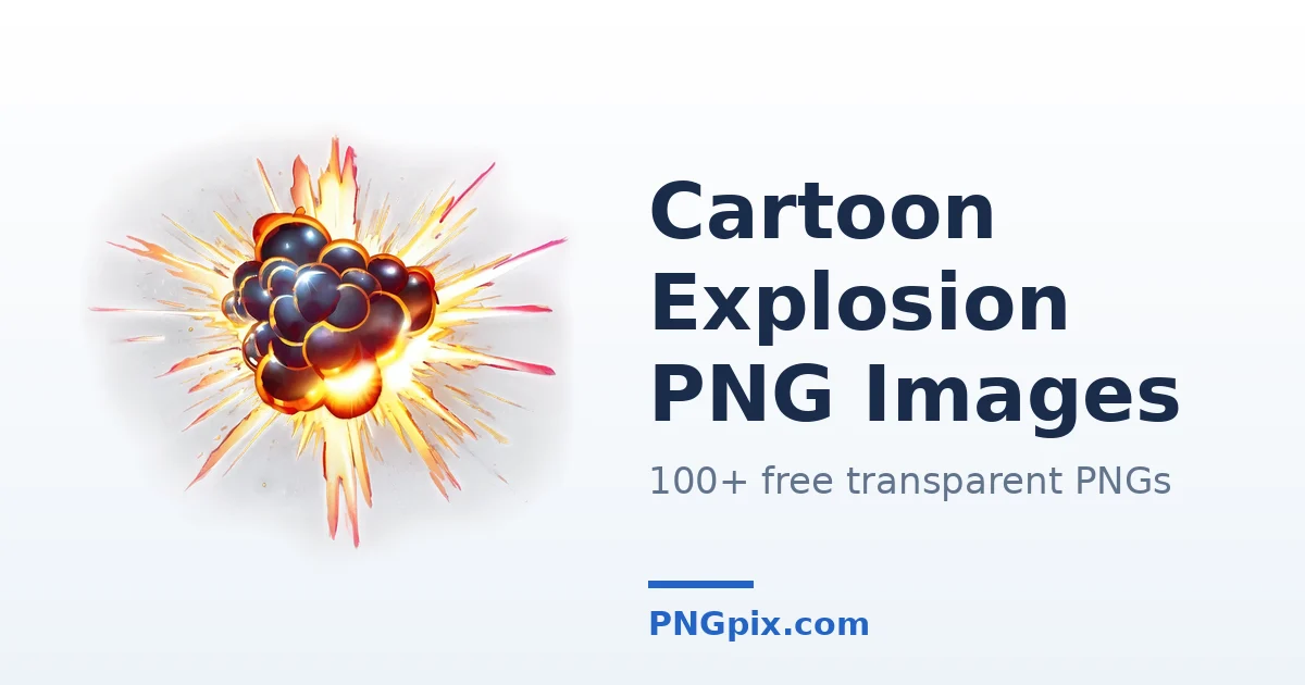 Cartoon Explosion PNG images