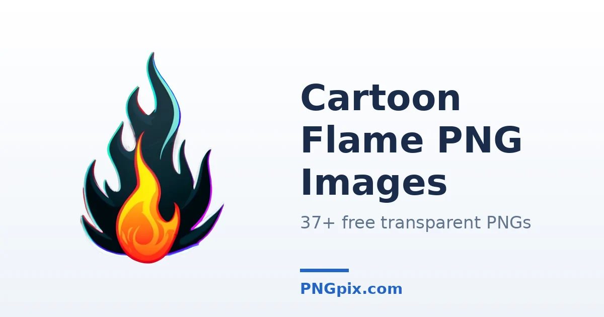Cartoon Flame PNG images