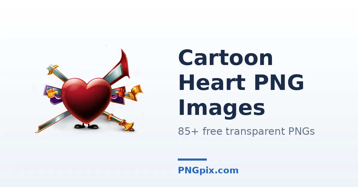 Cartoon Heart PNG images