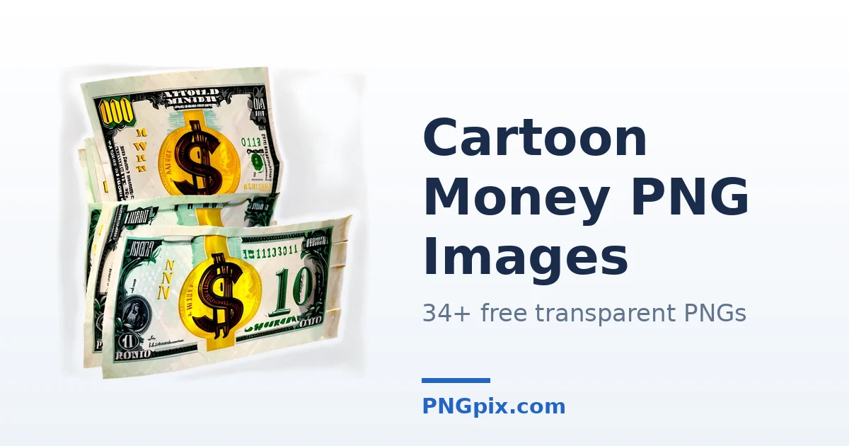 Cartoon Money PNG images