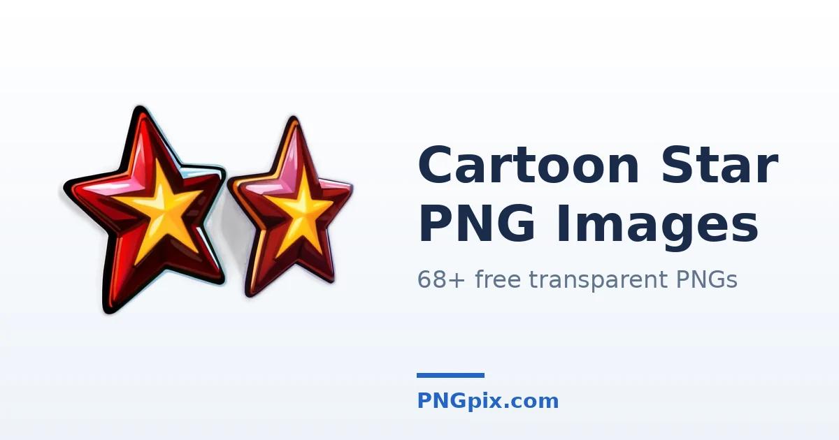 Cartoon Star PNG images