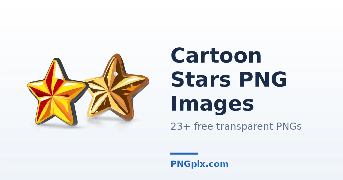 Cartoon Stars PNG images
