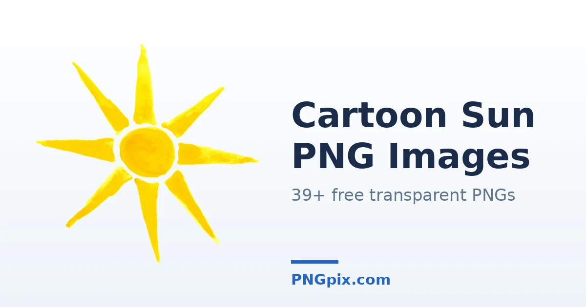 Cartoon Sun PNG images